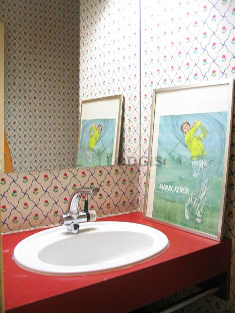 Toilets separated from the bathroom