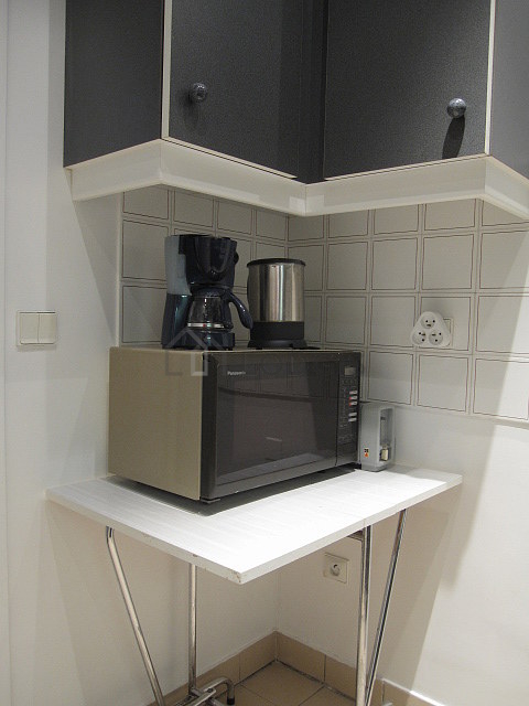 Kitchen with tile floor