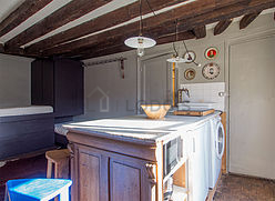 Appartement Paris 3° - Cuisine