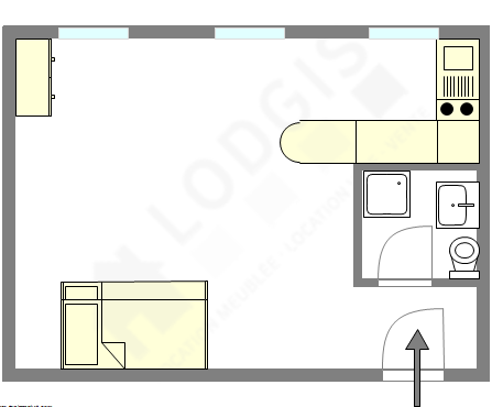 Apartment Paris 3° - Interactive plan