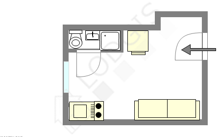 Apartment Paris 10° - Interactive plan