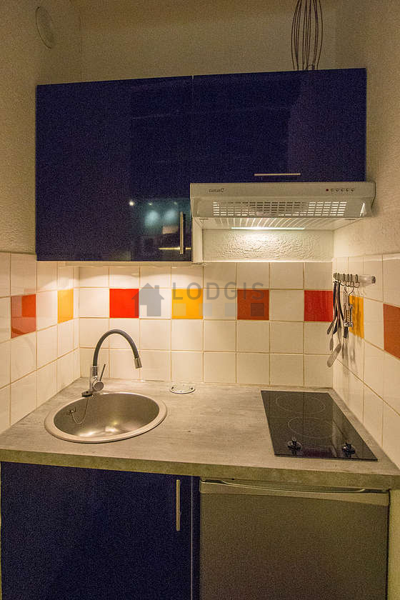 Beautiful kitchen with tile floor