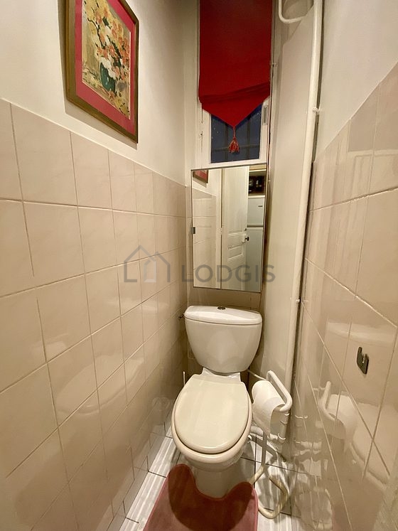 Toilets separated from the bathroom