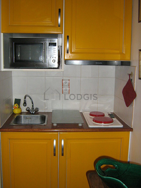 Beautiful kitchen with wooden floor