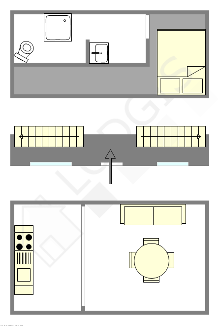 Duplex Paris 11° - Interactive plan