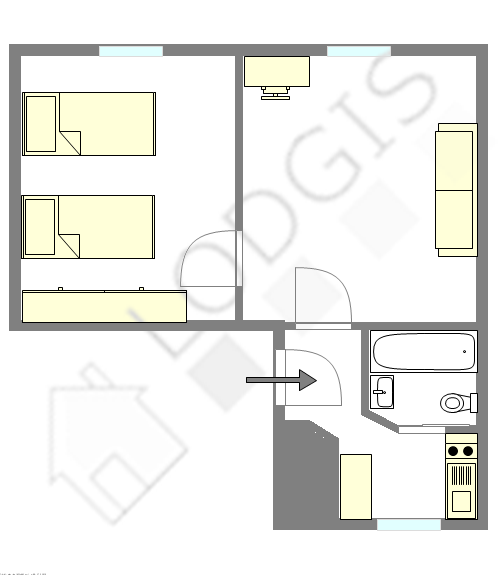 Appartement Paris 5° - Plan interactif