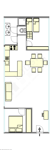 アパルトマン パリ 11区 - レイアウト