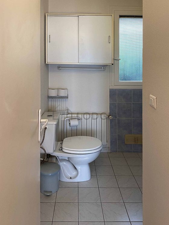 Bathroom equipped with cupboard