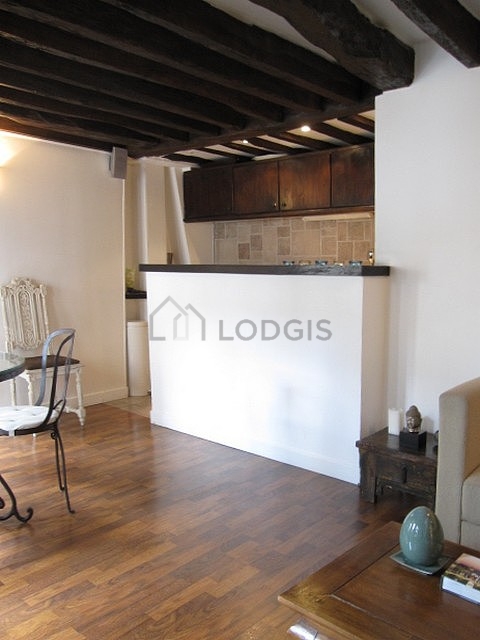 Great kitchen with tile floor