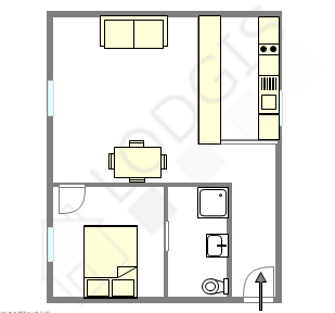 Apartment Paris 3° - Interactive plan