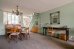 Duplex Paris 11° - Living room