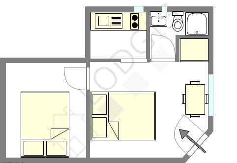 Apartamento Paris 7° - Plano interativo