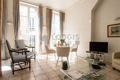 双层公寓 巴黎4区 - 客厅