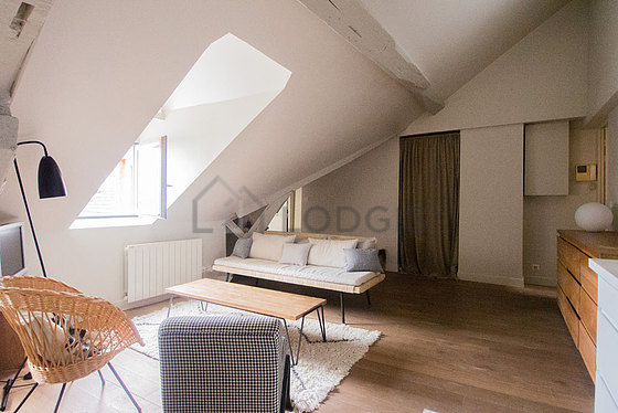 Living room with double-glazed windows