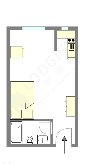 Apartment Paris 6° - Interactive plan