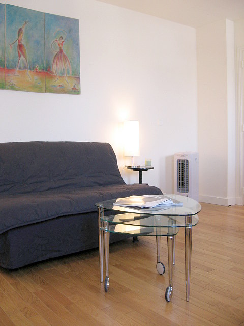 Living room with double-glazed windows