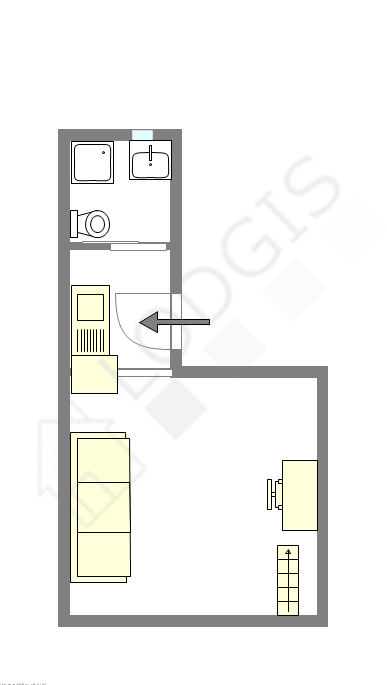Appartamento Parigi 18° - Piantina interattiva