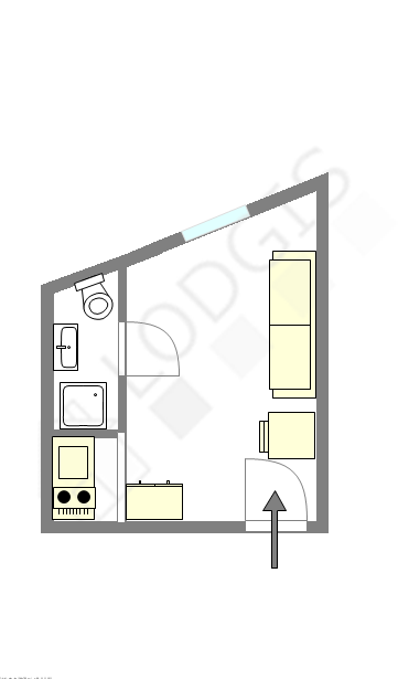 Apartment Paris 10° - Interactive plan