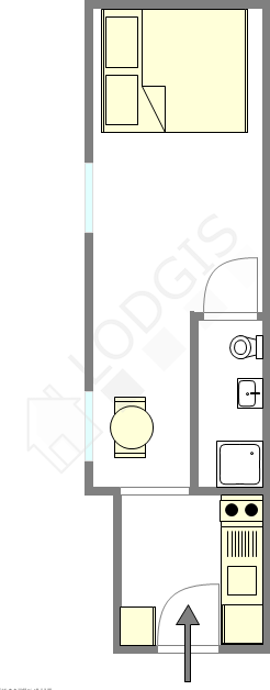 Apartment Paris 3° - Interactive plan