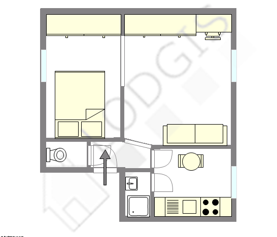 Apartamento París 17° - Plano interactivo