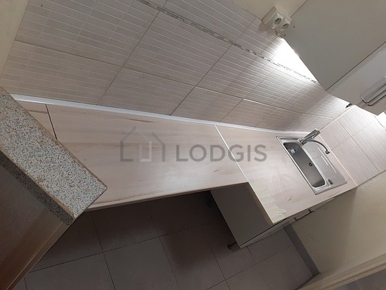 Beautiful kitchen with tile floor