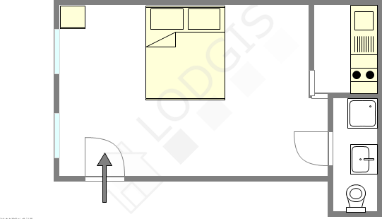 Apartment Paris 6° - Interactive plan
