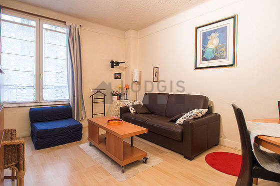 Very quiet living room furnished with 1 sofabed(s) of 140cm, tv, 2 armchair(s)
