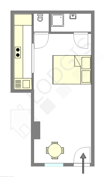 Appartement Paris 13° - Plan interactif