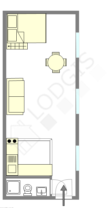 アパルトマン パリ 3区 - レイアウト