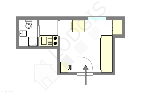Apartment Paris 17° - Interactive plan