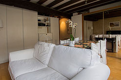 Wohnung Paris 6° - Wohnzimmer