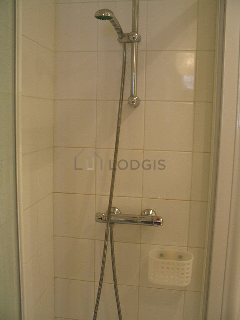 Bathroom with tile floor