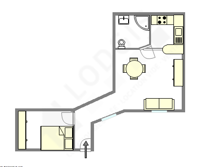 Apartment Paris 4° - Interactive plan