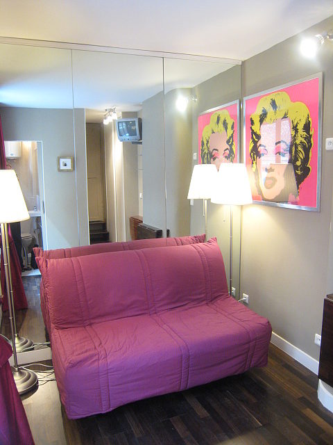 アパルトマン パリ 3区 - リビングルーム