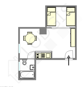 Appartamento Parigi 16° - Piantina interattiva
