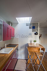 Appartement Paris 3° - Cuisine