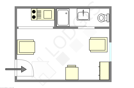 Appartement Paris 11° - Plan interactif
