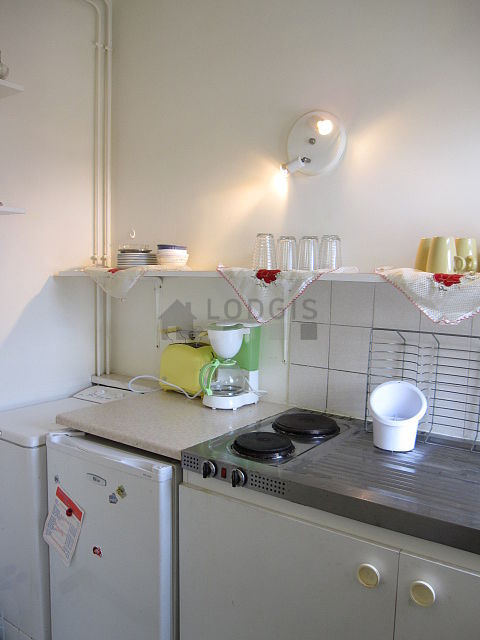 Kitchen with tile floor