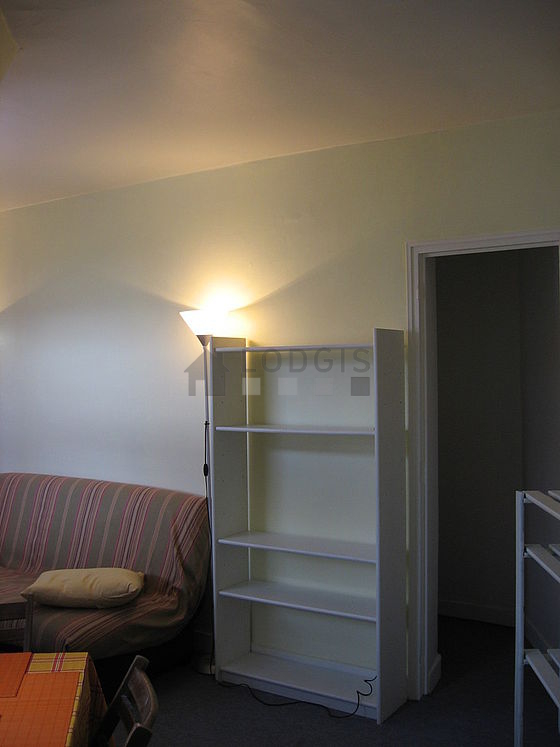 Living room with the carpeting floor
