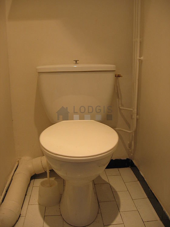 Toilets separated from the bathroom