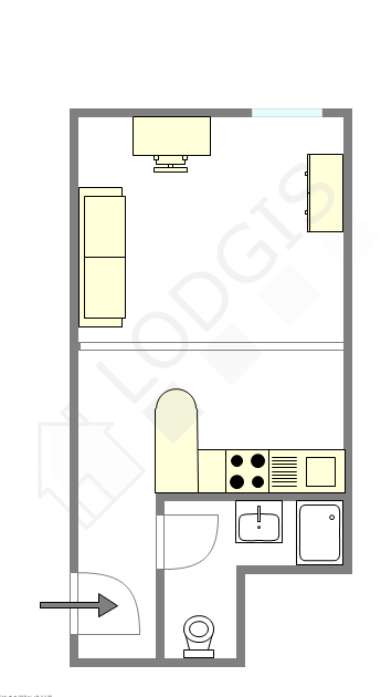 Appartement Paris 4° - Plan interactif