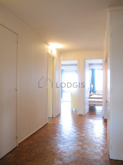 Entrance with wooden floor