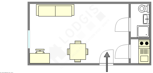 Apartment Paris 5° - Interactive plan