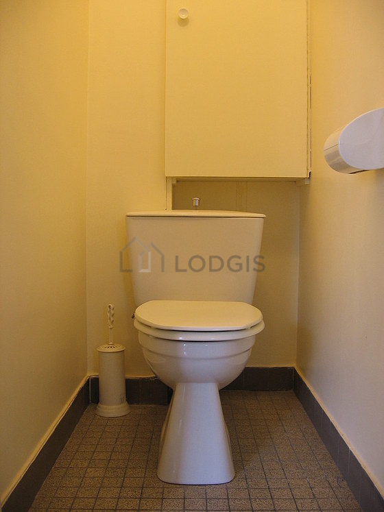 Toilets separated from the bathroom