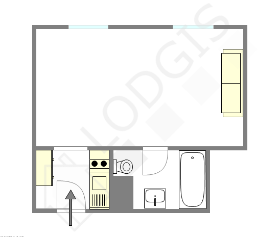 アパルトマン パリ 16区 - レイアウト