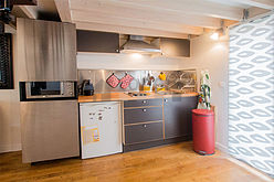 雙層公寓 巴黎13区 - 廚房