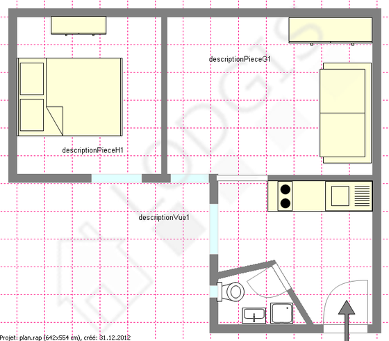 アパルトマン パリ 9区 - レイアウト