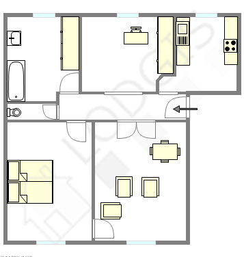 Appartamento Parigi 16° - Piantina interattiva