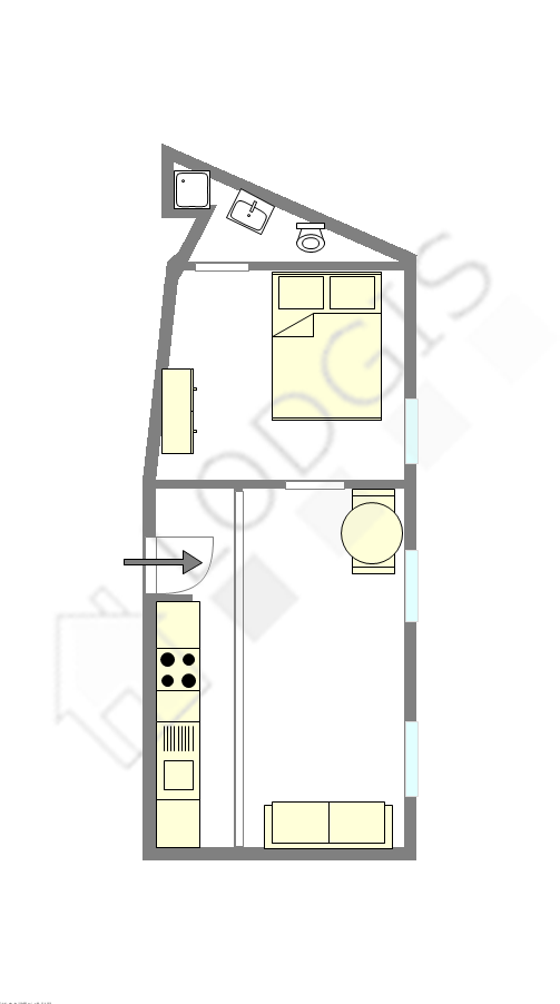 Wohnung Paris 9° - Interaktiven Plan