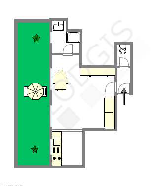 Appartement  - Plan interactif